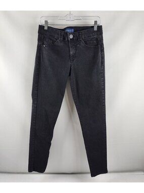 Democracy Womens Ab Solution Stretch Black Booty Lift Denim B1105VXSL